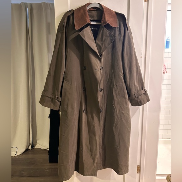 Pierre Cardin Jackets & Blazers - Vintage Pierre Cardin Brown Double-Breasted Trench Coat